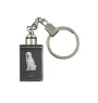 Kuvasz - Crystal key ring with dog photo, illuminated key ring, unique gift by Art-Dog brand