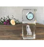 Kuvasz zegar kryształowy z psem Art-Dog