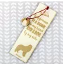 Kuvasz - dog bookmark, personalized bookmark, dog gadget for Art-Dog brand readers