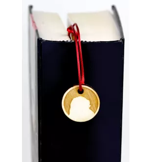 Kuvasz - dog bookmark, personalized bookmark, gift for bookworm from Art-Dog brand