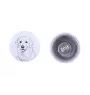 Kuvasz - unique dog earrings, your pet on a keychain, Art-Dog's own brand