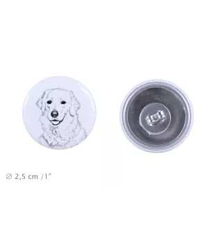 Kuvasz - unique dog earrings, your pet on a keychain, Art-Dog's own brand