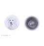 Kuvasz - boucles d'oreilles uniques avec un chien, votre animal de compagnie sur un porte-clés, marque propre Art-Dog