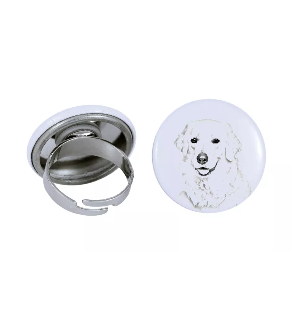 Kuvasz - bijoux pour femmes avec l'image d'un chien, produit fait à la main, possibilité d'ajouter sa propre photo, marque Art-Dog