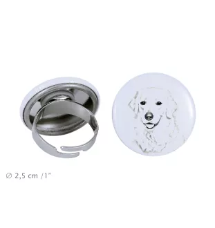 Kuvasz - bijoux pour femmes avec l'image d'un chien, produit fait à la main, possibilité d'ajouter sa propre photo, marque Art-Dog