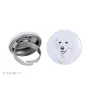 Kuvasz - bijoux pour femmes avec l'image d'un chien, produit fait à la main, possibilité d'ajouter sa propre photo, marque Art-Dog