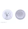 Kuvasz - pin with your dog, add your own photo, Art-Dog brand