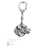 Labrador Retriever - Silver-plated key ring with dog, handbag decoration, backpack pendant by Art-Dog brand