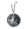 Laekenois chien de berger belge - boule de Noël en cristal avec une photo, photo de chien dans le cristal, décoration personnalisée pour sapin de Noël de la marque Art-Dog