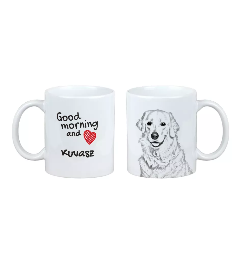 Kuvasz - cup with a dog, cup with a photo, personalized gift from the Art-Dog brand