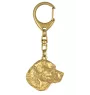 Labrador Retriever, retriever du Labrador - Porte-clés doré avec chien, décoration de sac à main, accessoire de luxe de la marque Art-Dog