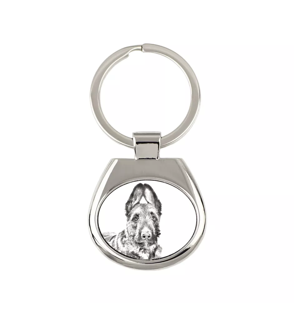 Laekenois Belgian Shepherd Dog - keychain with a dog, keychain with a print, personalized pendant from the Art-Dog brand