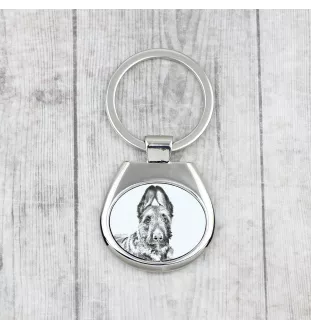 Laekenois Belgian Shepherd Dog - keychain with a dog, keychain with a print, personalized pendant from the Art-Dog brand