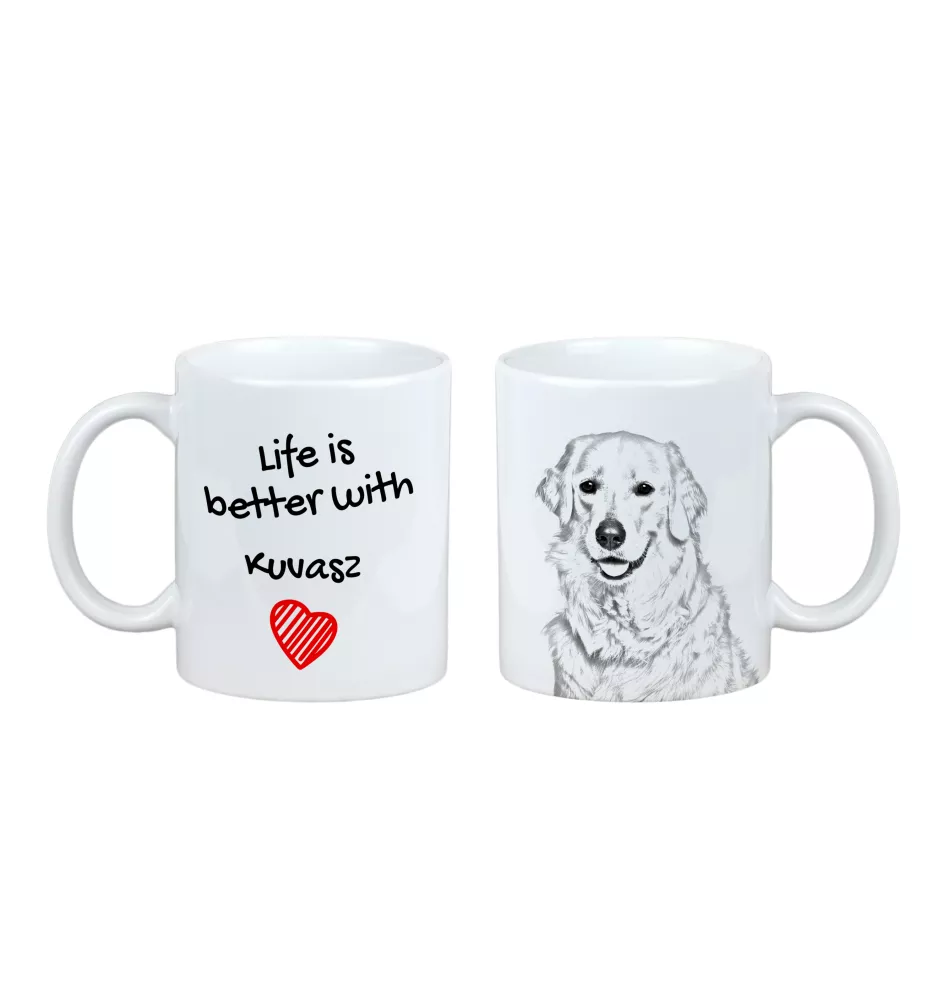 Kuvasz - tasse avec chien, tasse avec photo, cadeau personnalisé de la marque Art-Dog