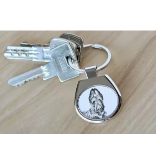 Laekenois Belgian Shepherd Dog - keychain with a dog, keychain with a print, personalized pendant from the Art-Dog brand