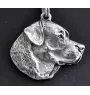 Labrador Retriever, retriever du Labrador - collier avec un chien, pendentif en plaqué argent pour les fans de chiens, bijoux uniques de la marque Art-Dog
