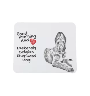 Laekenois Owczarek belgijski podkładka pod mysz z psem Art-Dog