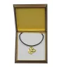 Labrador Retriever, retriever du Labrador - Collier de chien dans une boîte cadeau, pendentif plaqué or pour les fans de chiens, bijoux remarquables par Art-Dog