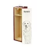 Kuvasz - wine box with a dog, alcohol box with graphics, personalized gift box from the Art-Dog brand