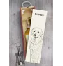Kuvasz - Weinbox mit Hund, Alkoholbox mit Grafik, personalisierte Geschenkbox der Marke Art-Dog
