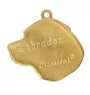 Labrador Retriever, retriever du Labrador - Collier pour chien, pendentif plaqué or pour fan de chien, bijoux uniques de la marque Art-Dog