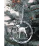 Labrador Retriever I - Kristallkugel mit Foto, Hundebild im Kristall, personalisierter Christbaumschmuck von Art-Dog.