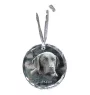 Labrador Retriever - crystal bauble with a photo, dog photo in crystal, personalized Christmas tree ornament by Art-Dog brand