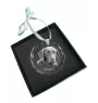 Labrador Retriever - crystal bauble with a photo, dog photo in crystal, personalized Christmas tree ornament by Art-Dog brand