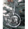 Labrador Retriever, retriever du Labrador - boule de Noël en cristal avec une photo, photo de chien dans le cristal, décoration personnalisée pour sapin de Noël de la marque Art-Dog
