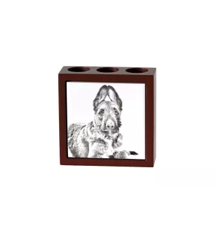 Laekenois chien de berger belge - porte-stylo avec chien, organiseur de bureau avec impression, décoration de bureau personnalisée de la marque Art-Dog