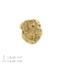 Labrador Retriever, retriever du Labrador - Broche de chien dans une boîte décorative, épingle élégante en plaqué or, épingle de veste de la marque Art-Dog