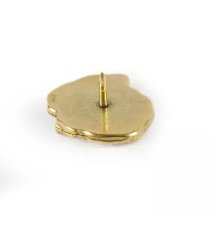 Labrador Retriever - Vergoldete Brosche, eleganter Hundeschmuck, einzigartige Brosche der Marke Art-Dog