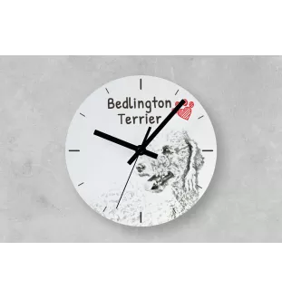 Laekenois Belgischer Schäferhund - Wanduhr mit Hund, Regal Uhr mit Druck, personalisierte Hausdekoration von Art-Dog.