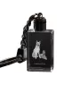 Laekenois Belgian Shepherd Dog - Crystal key ring with dog photo, illuminated key ring, unique gift by Art-Dog brand