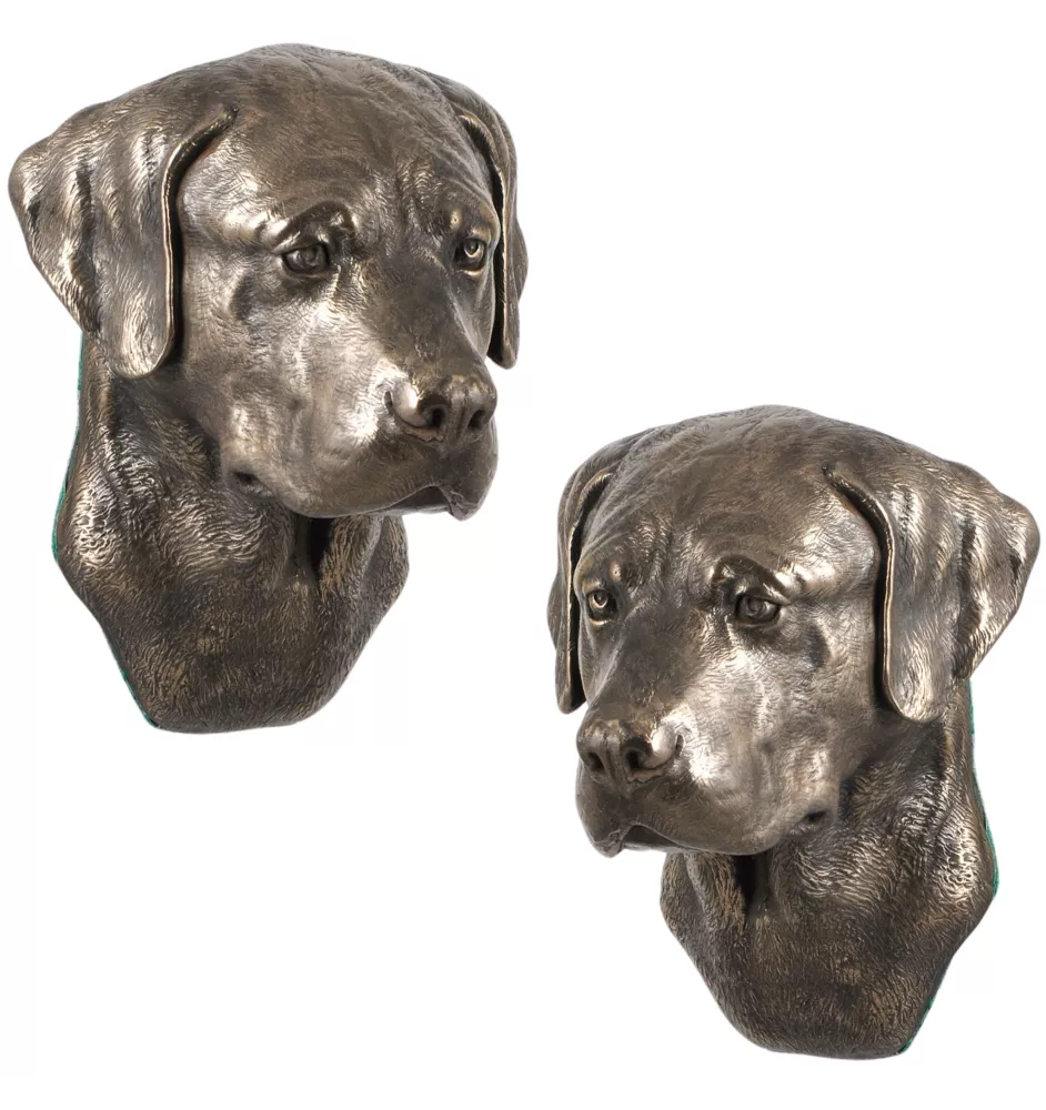 Labrador Retriever, retriever du Labrador - Statue de chien, buste suspendu, décoration unique pour les amoureux des chiens par la marque Art-Dog