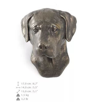 Labrador Retriever - Hundestatue, hängende Büste, einzigartige Dekoration für Hundeliebhaber der Marke Art-Dog
