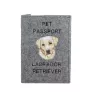 Labrador Retriever - Dog passport case, document case, gift for the traveller from the Art-Dog brand