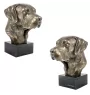 Labrador Retriever - Hundestatue, Büste auf Steinsockel, Skulptur, Trophäe für Hundeausstellung der Marke Art-Dog
