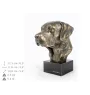 Labrador Retriever - Hundestatue, Büste auf Steinsockel, Skulptur, Trophäe für Hundeausstellung der Marke Art-Dog