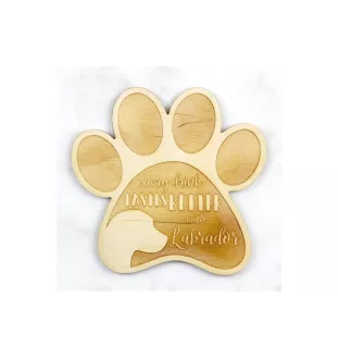 Labrador Retriever - Tasse Untersetzer, graviert Untersetzer mit Hund, Geschenk für Hundeliebhaber von Art-Dog Marke