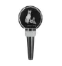 Laekenois Belgian Shepherd Dog - Crystal bottle stopper, unique wine stopper with photo, personalised gift for sommelier by Art-Dog brand