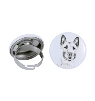 Laekenois Belgischer Schäferhund - Damen Schmuck mit dem Bild eines Hundes, handgefertigtes Produkt, Möglichkeit, Ihr eigenes Foto hinzuzufügen, Marke Art-Dog