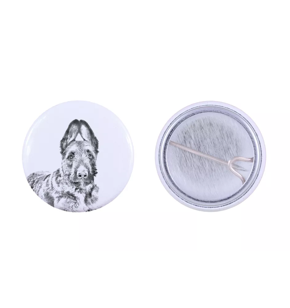 Laekenois chien de berger belge - badge avec votre chien, ajoutez votre propre photo, marque Art-Dog