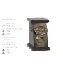Labrador Retriever - urn for dog ashes, elegant urn with a statue, commemorative urn with a bust of a dog by Art-Dog brand