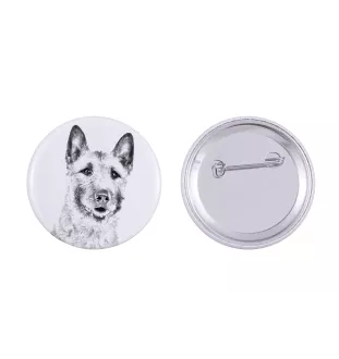 Laekenois Belgian Shepherd Dog - pin with your dog, add your own photo, Art-Dog brand
