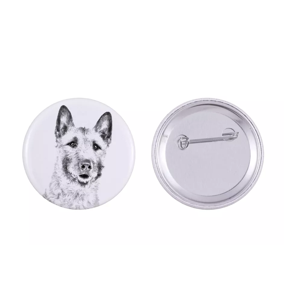 Laekenois Belgian Shepherd Dog - pin with your dog, add your own photo, Art-Dog brand