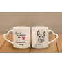 Laekenois Owczarek belgijski kubek z psem good morning serce Art-Dog