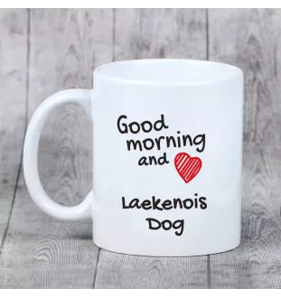 Laekenois Belgian Shepherd Dog - cup with a dog, cup with a photo, personalized gift from the Art-Dog brand