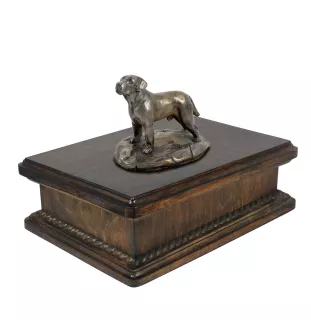 Labrador Retriever, retriever du Labrador - urne pour cendres de chien, urne classique avec une statuette, urne élégante avec un chien de la marque Art-Dog