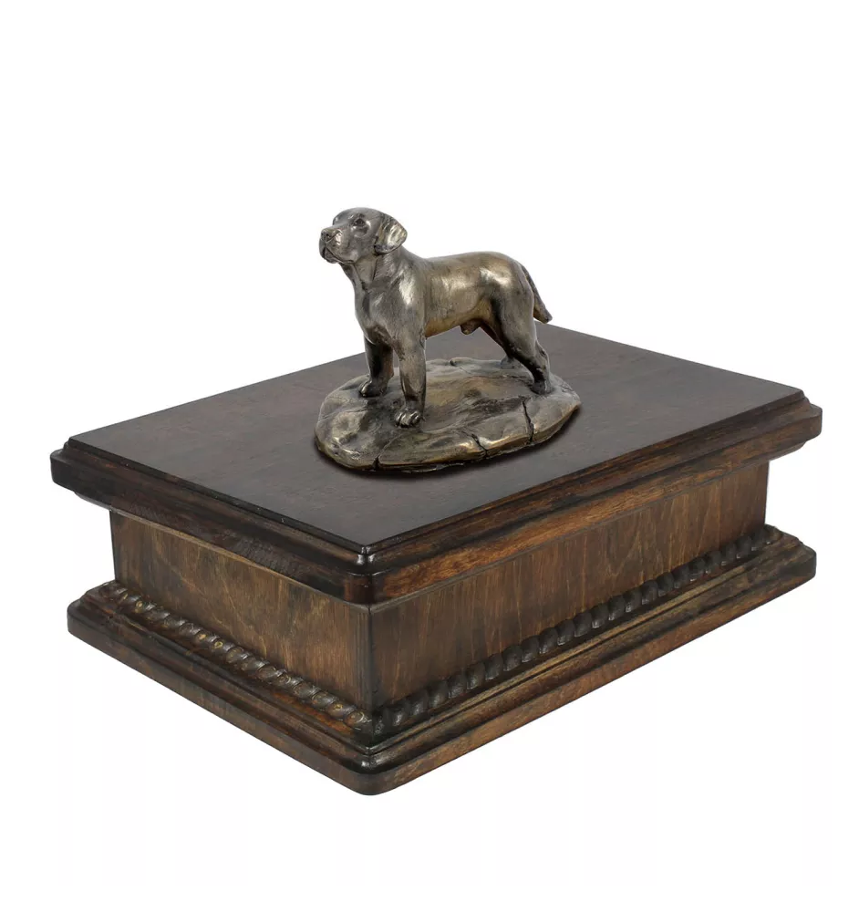 Labrador Retriever - Hund Ascheurne, klassische Urne mit Statue, elegante Urne mit Hund von der Marke Art-Dog